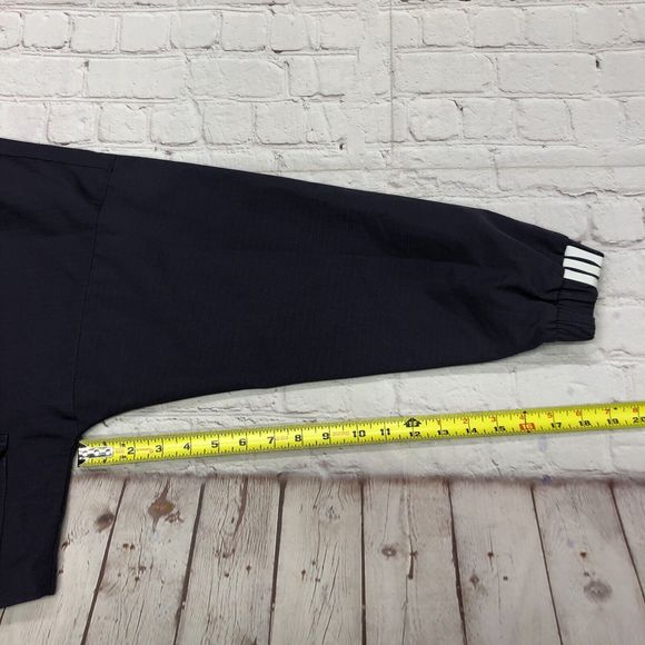 Adidas Women Falcon Full Zip Cropped Track Jacket Size Medium Purple M123 -17 - Picture 5 of 16